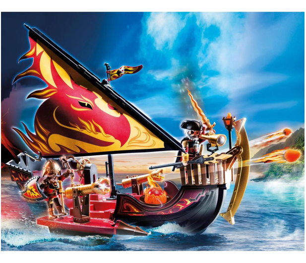 PLAYMOBIL Statek ognia Wojowników Burnham - 1029719 - zdjęcie 3